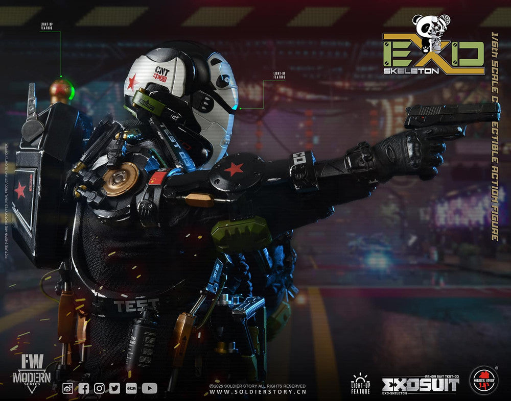 Preventa Figura EXO-Skeleton Armor Suit Test -03 “Panda Division” (Standard version) marca Soldier Story SS141 escala 1/6