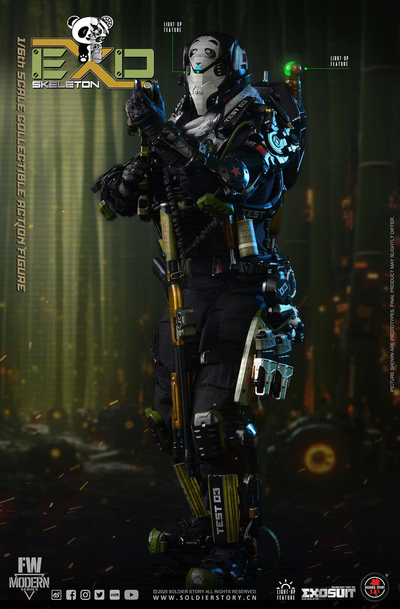 Preventa Figura EXO-Skeleton Armor Suit Test -03 “Panda Division” (Standard version) marca Soldier Story SS141 escala 1/6