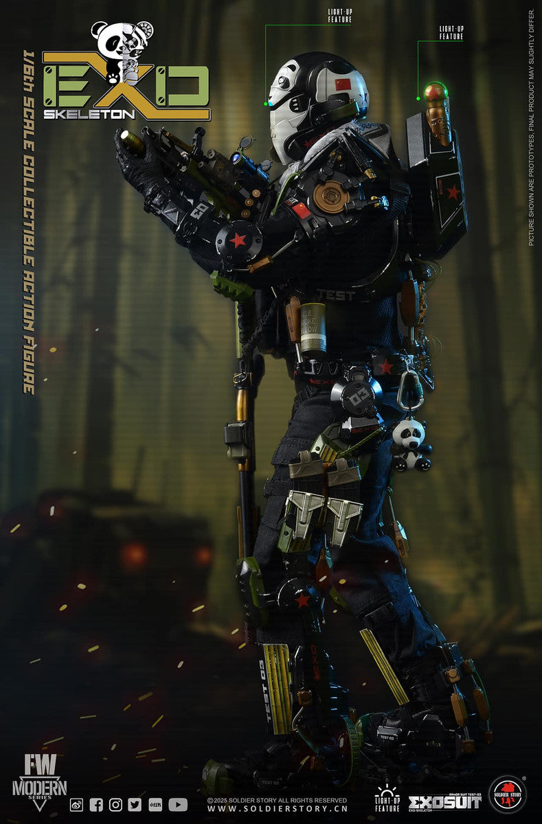 Preventa Figura EXO-Skeleton Armor Suit Test -03 “Panda Division” (Standard version) marca Soldier Story SS141 escala 1/6
