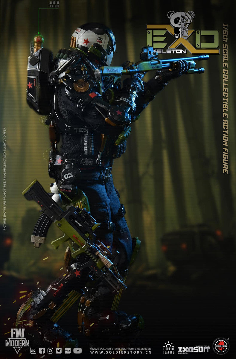 Preventa Figura EXO-Skeleton Armor Suit Test -03 “Panda Division” (Standard version) marca Soldier Story SS141 escala 1/6