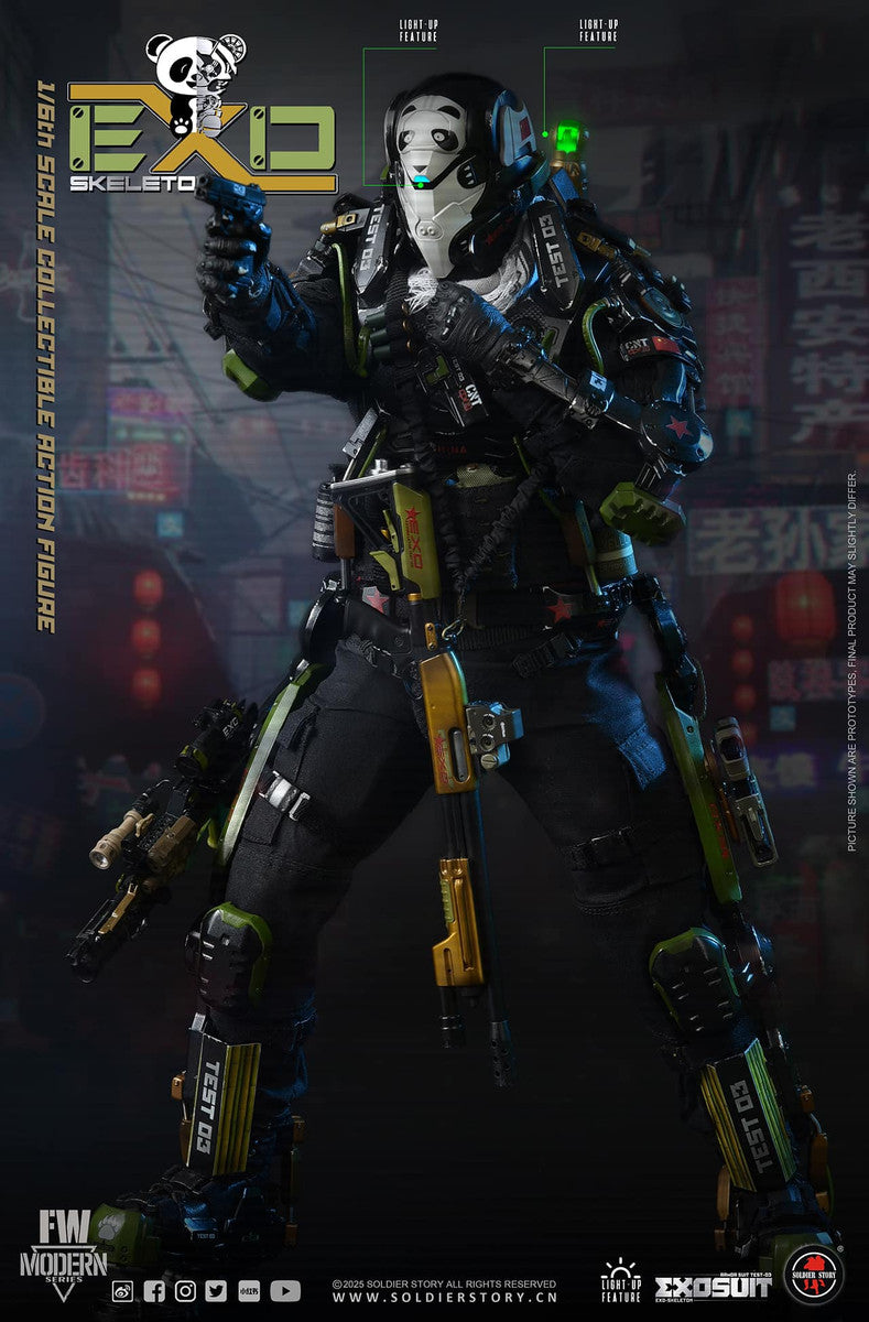 Preventa Figura EXO-Skeleton Armor Suit Test -03 “Panda Division” (Standard version) marca Soldier Story SS141 escala 1/6
