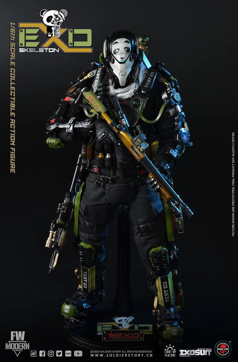 Preventa Figura EXO-Skeleton Armor Suit Test -03 “Panda Division” (Standard version) marca Soldier Story SS141 escala 1/6