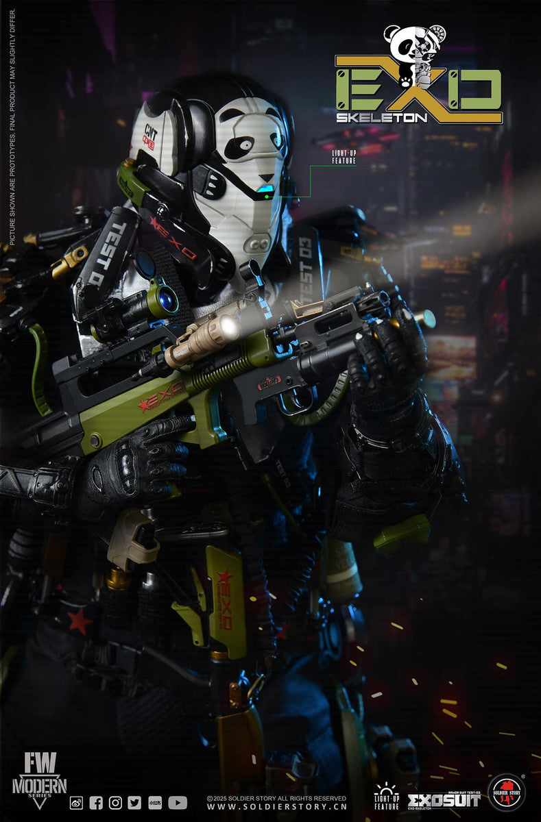 Preventa Figura EXO-Skeleton Armor Suit Test -03 “Panda Division” (Standard version) marca Soldier Story SS141 escala 1/6