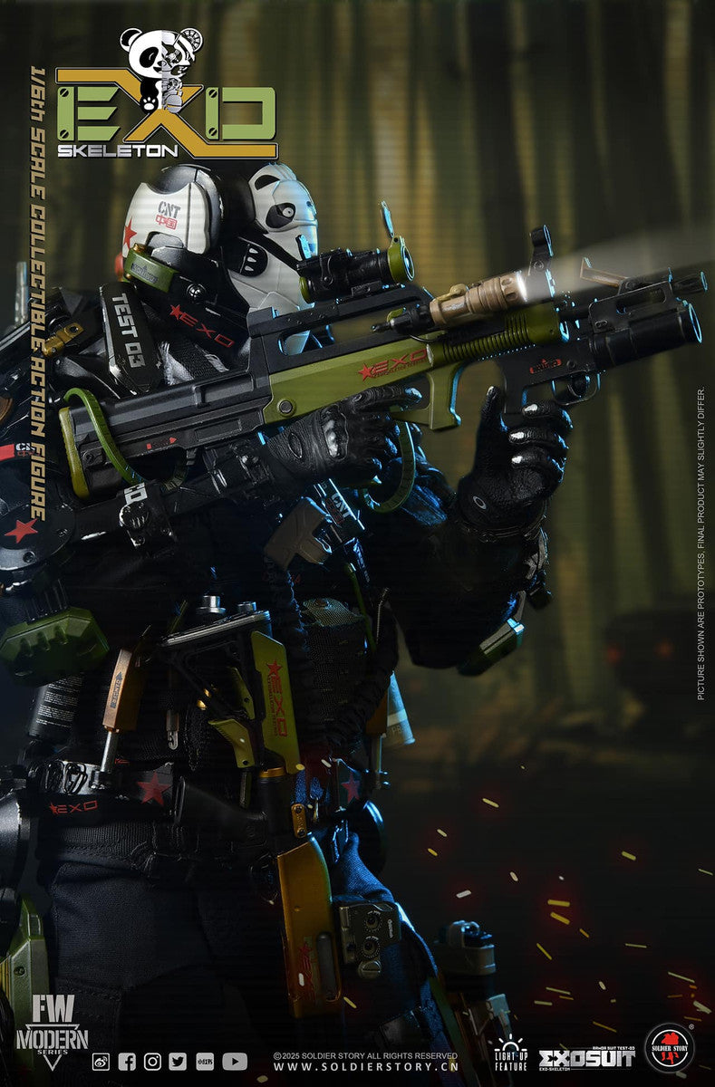 Preventa Figura EXO-Skeleton Armor Suit Test -03 “Panda Division” (Standard version) marca Soldier Story SS141 escala 1/6