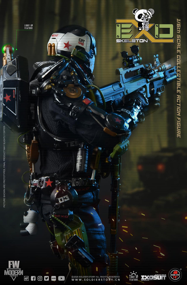 Preventa Figura EXO-Skeleton Armor Suit Test -03 “Panda Division” (Standard version) marca Soldier Story SS141 escala 1/6