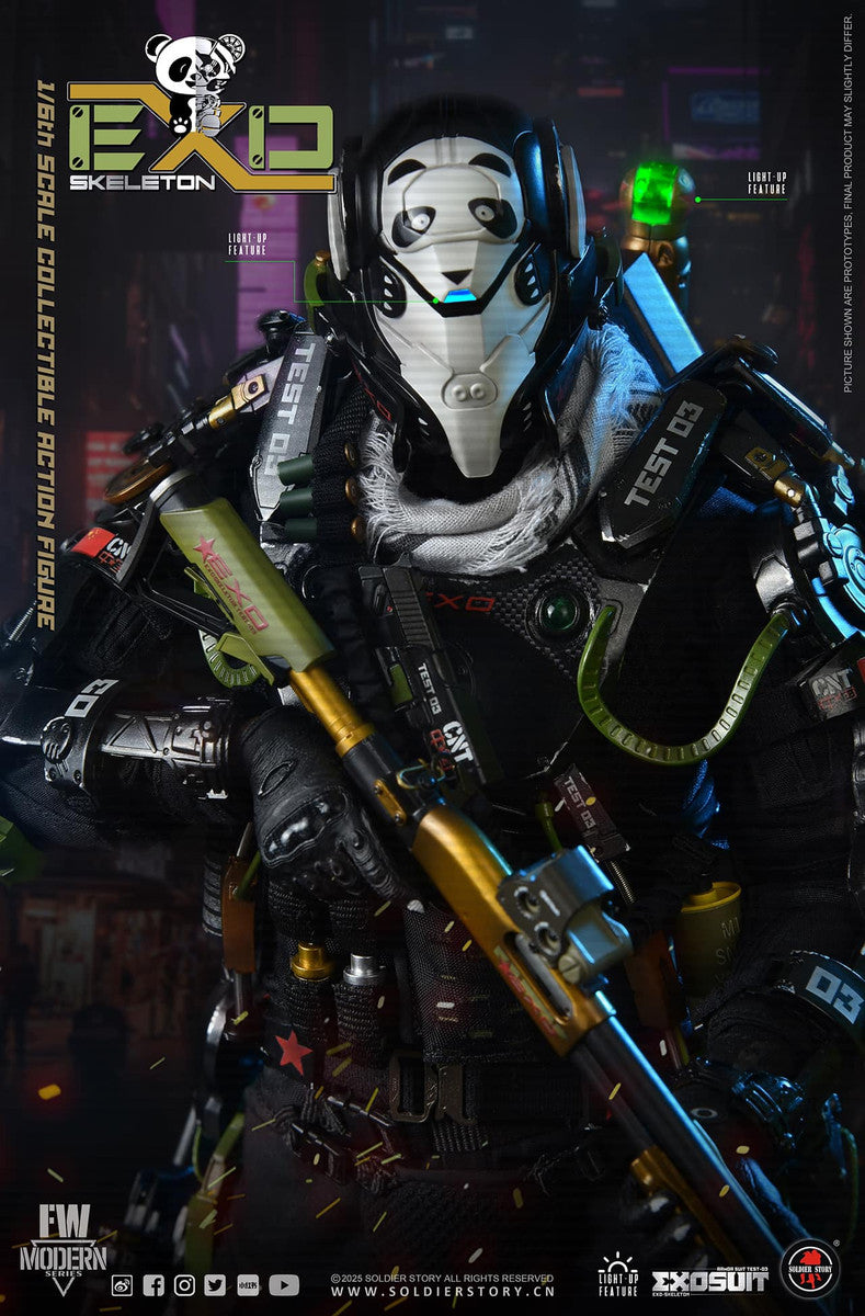 Preventa Figura EXO-Skeleton Armor Suit Test -03 “Panda Division” (Standard version) marca Soldier Story SS141 escala 1/6