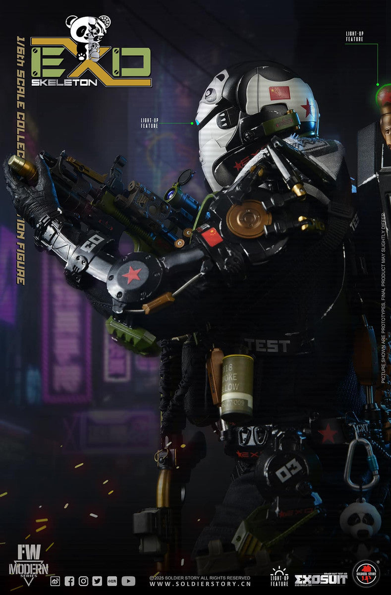 Preventa Figura EXO-Skeleton Armor Suit Test -03 “Panda Division” (Standard version) marca Soldier Story SS141 escala 1/6
