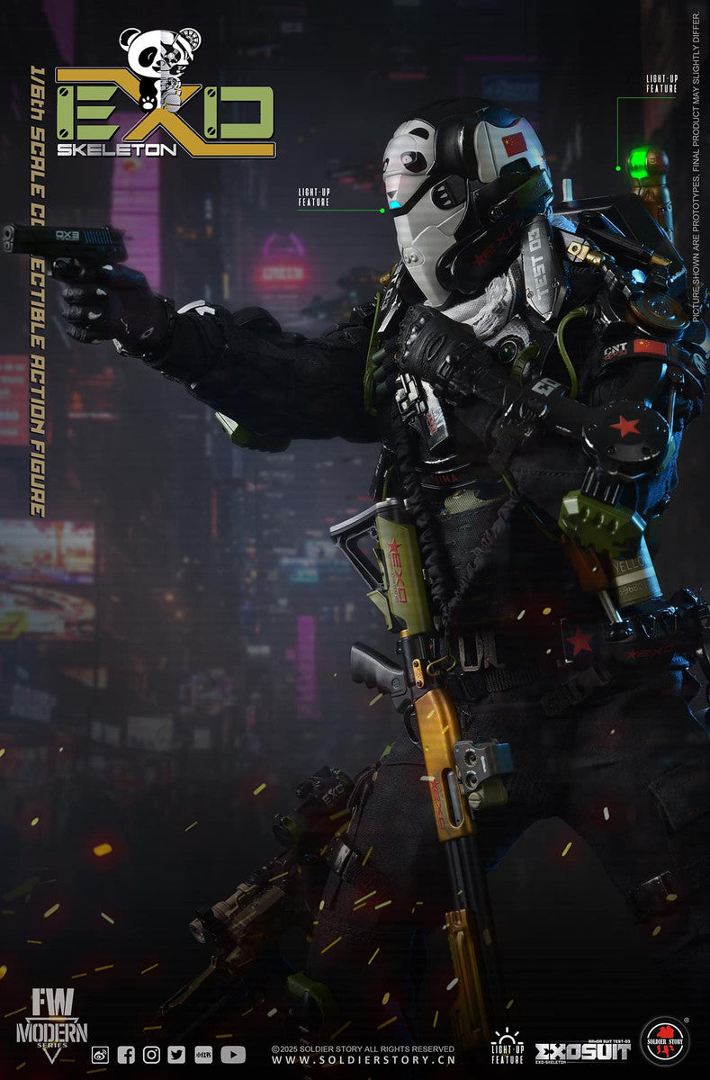 Preventa Figura EXO-Skeleton Armor Suit Test -03 “Panda Division” (Standard version) marca Soldier Story SS141 escala 1/6