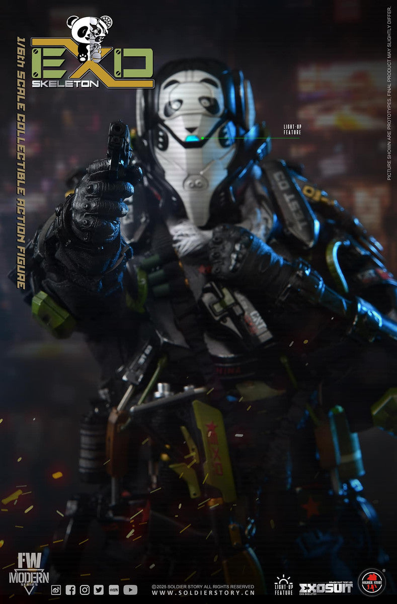 Preventa Figura EXO-Skeleton Armor Suit Test -03 “Panda Division” (Standard version) marca Soldier Story SS141 escala 1/6