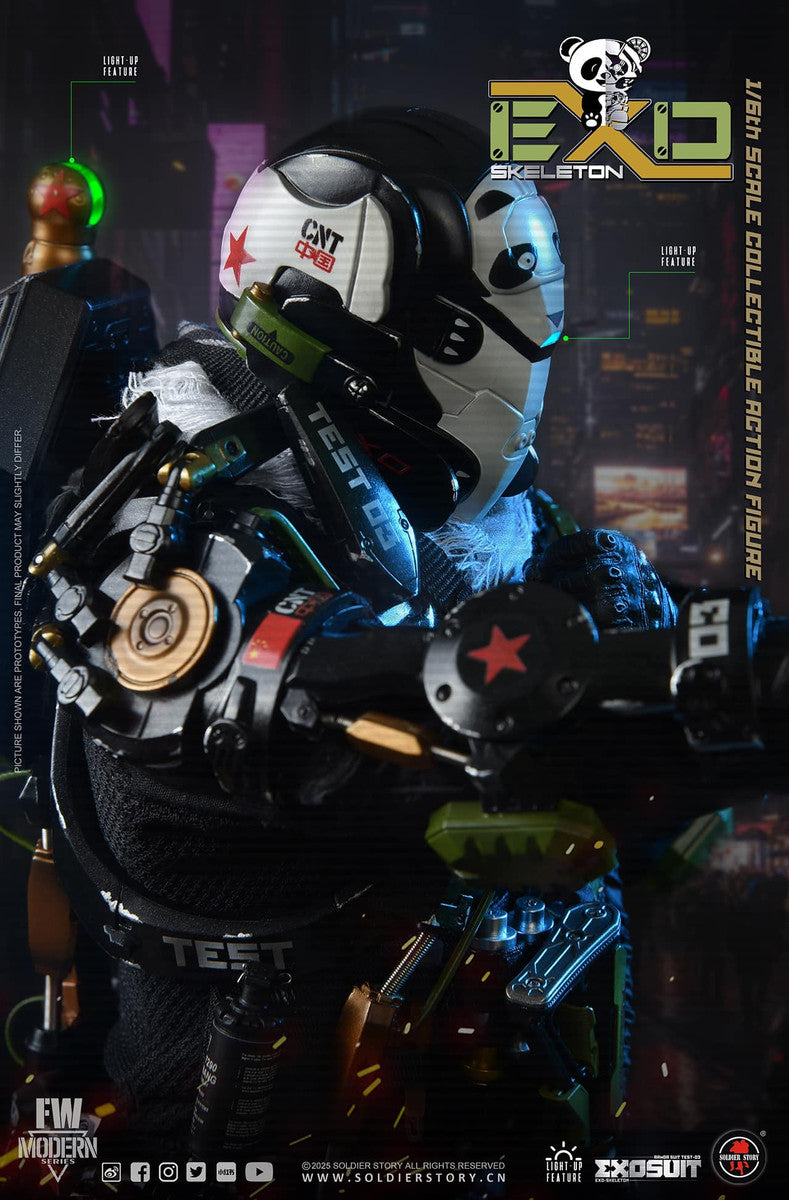 Preventa Figura EXO-Skeleton Armor Suit Test -03 “Panda Division” (Standard version) marca Soldier Story SS141 escala 1/6