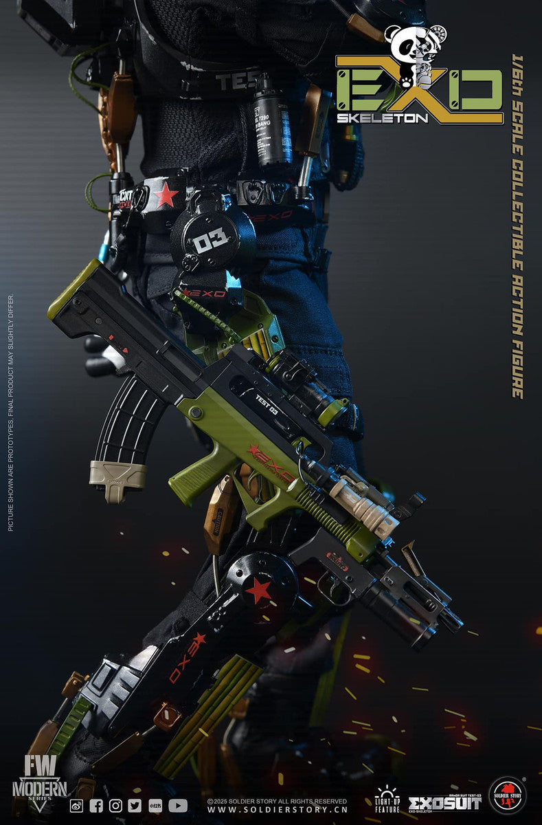 Preventa Figura EXO-Skeleton Armor Suit Test -03 “Panda Division” (Standard version) marca Soldier Story SS141 escala 1/6