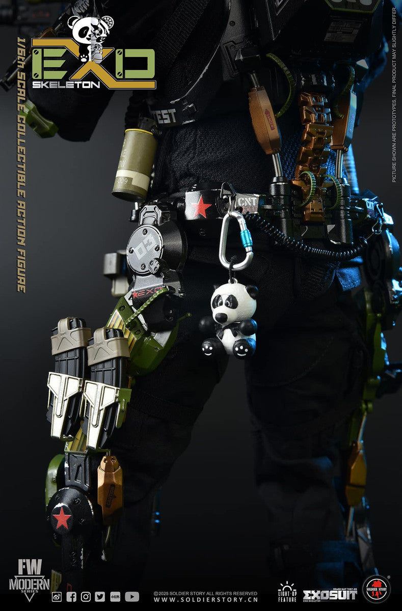 Preventa Figura EXO-Skeleton Armor Suit Test -03 “Panda Division” (Standard version) marca Soldier Story SS141 escala 1/6