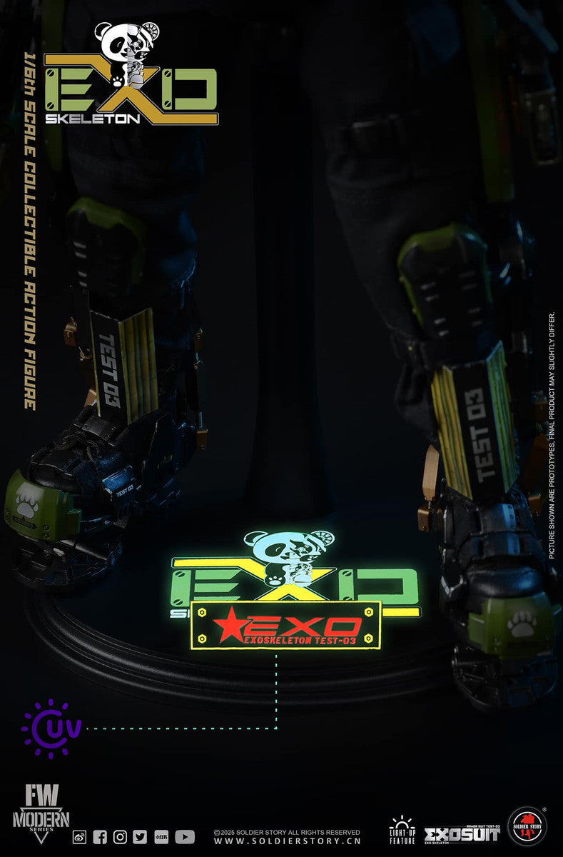Preventa Figura EXO-Skeleton Armor Suit Test -03 “Panda Division” (Standard version) marca Soldier Story SS141 escala 1/6