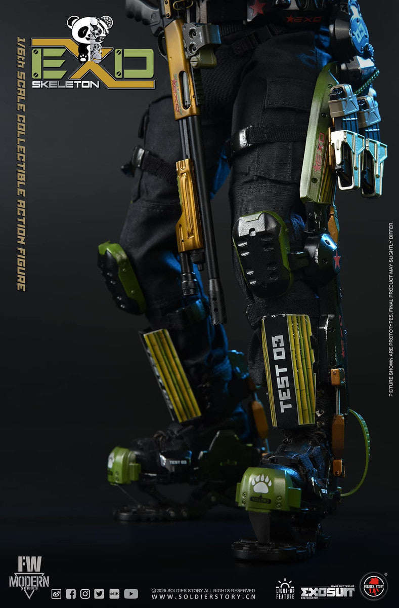 Preventa Figura EXO-Skeleton Armor Suit Test -03 “Panda Division” (Standard version) marca Soldier Story SS141 escala 1/6