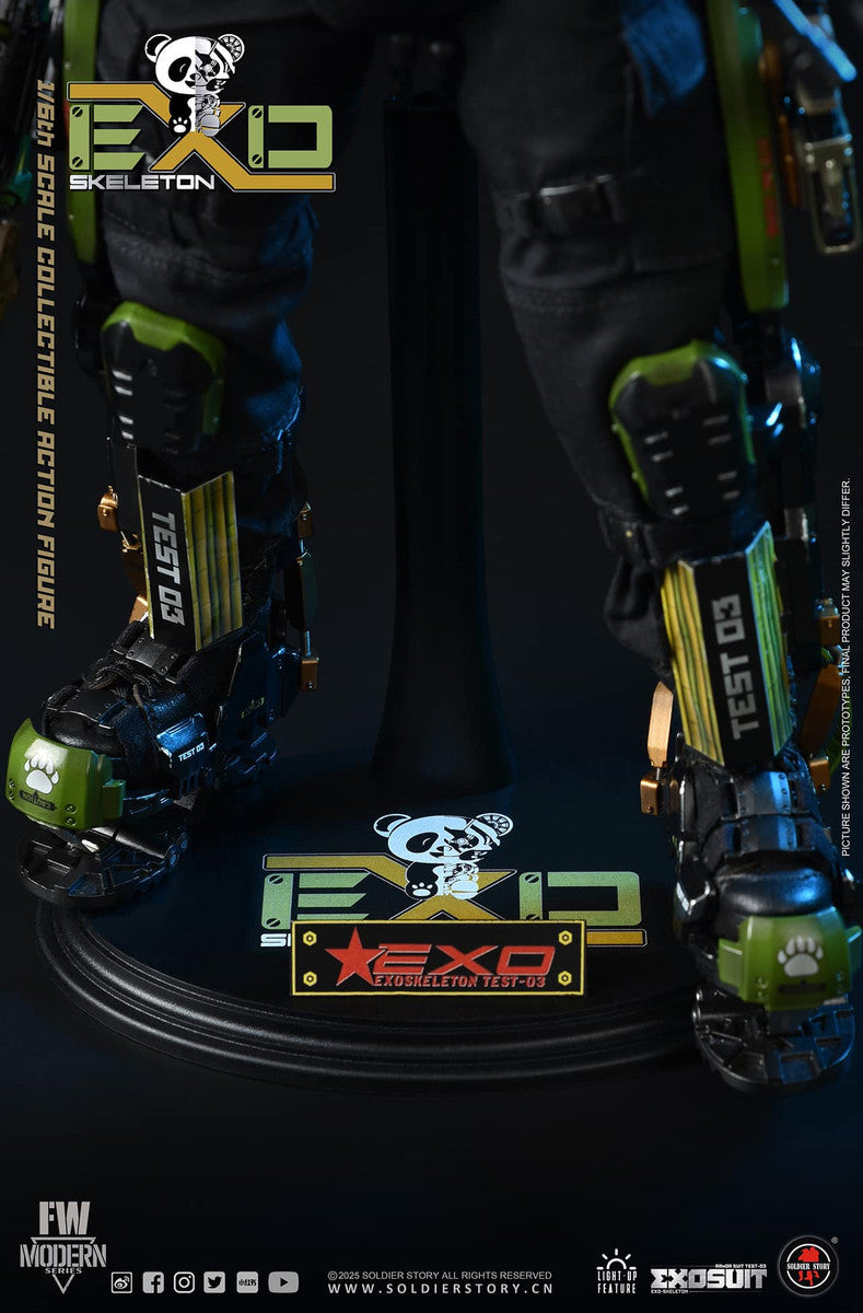 Preventa Figura EXO-Skeleton Armor Suit Test -03 “Panda Division” (Standard version) marca Soldier Story SS141 escala 1/6