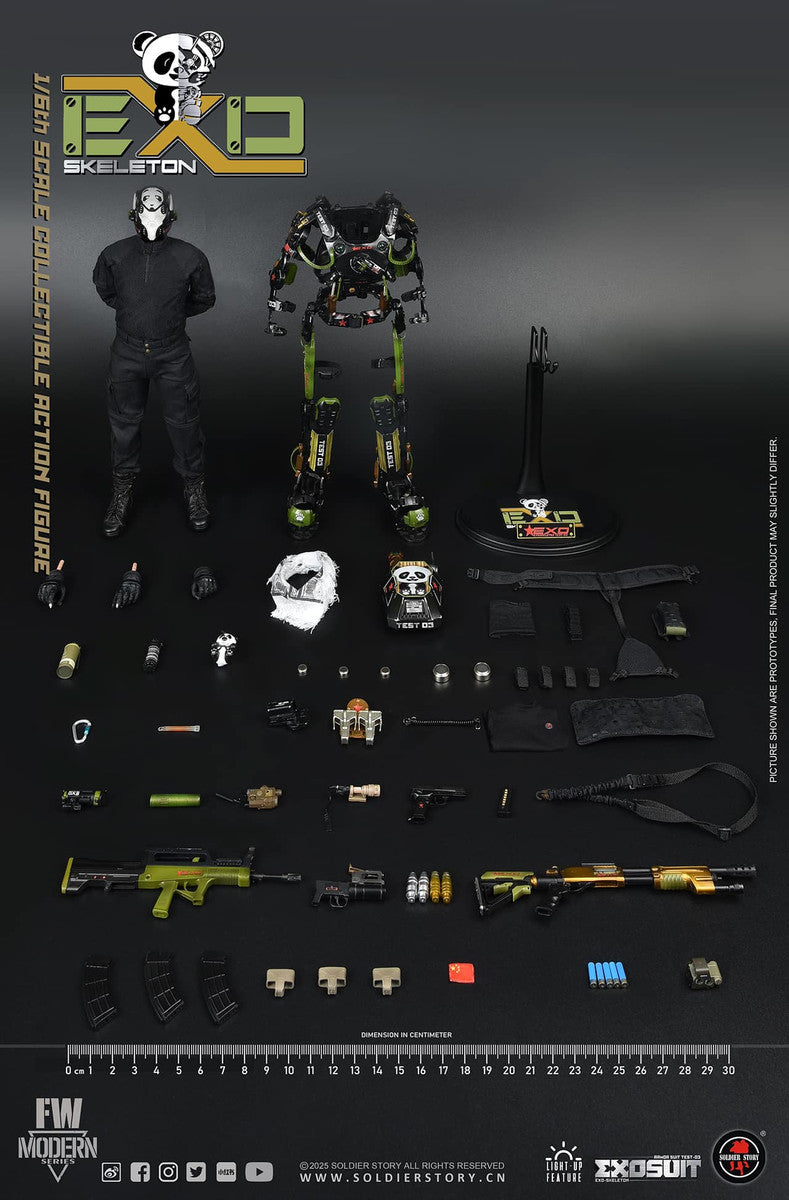 Preventa Figura EXO-Skeleton Armor Suit Test -03 “Panda Division” (Standard version) marca Soldier Story SS141 escala 1/6