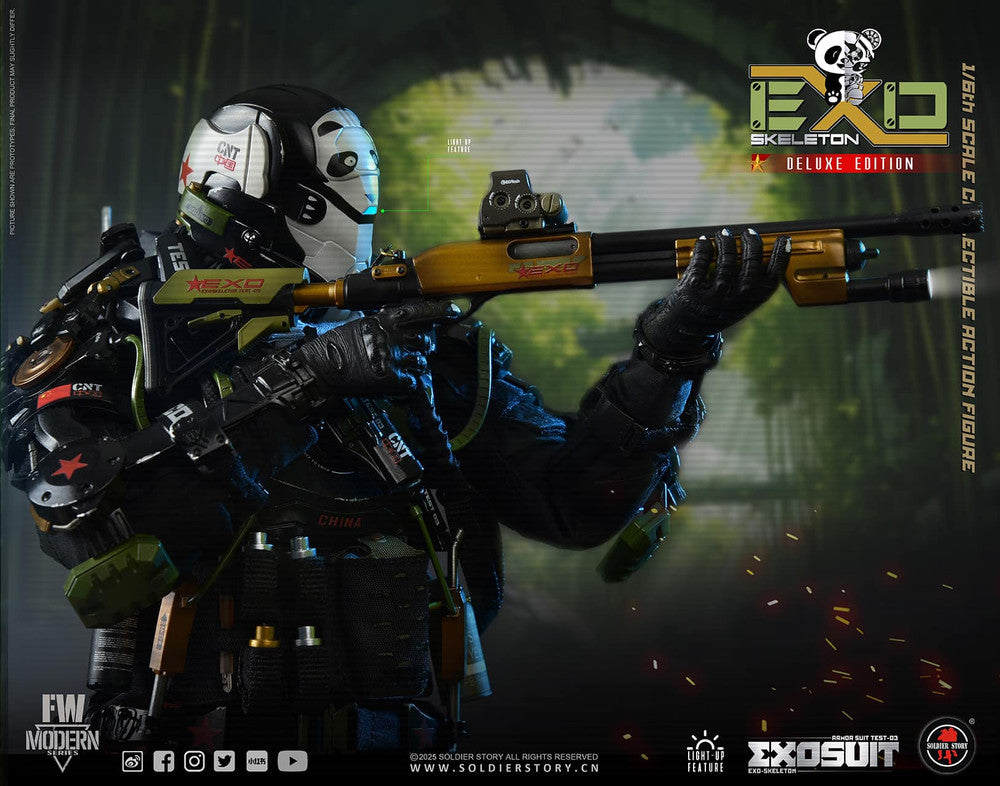 Preventa Figura EXO-Skeleton Armor Suit Test -03 “Panda Division” (Deluxe version) marca Soldier Story SS142 escala 1/6