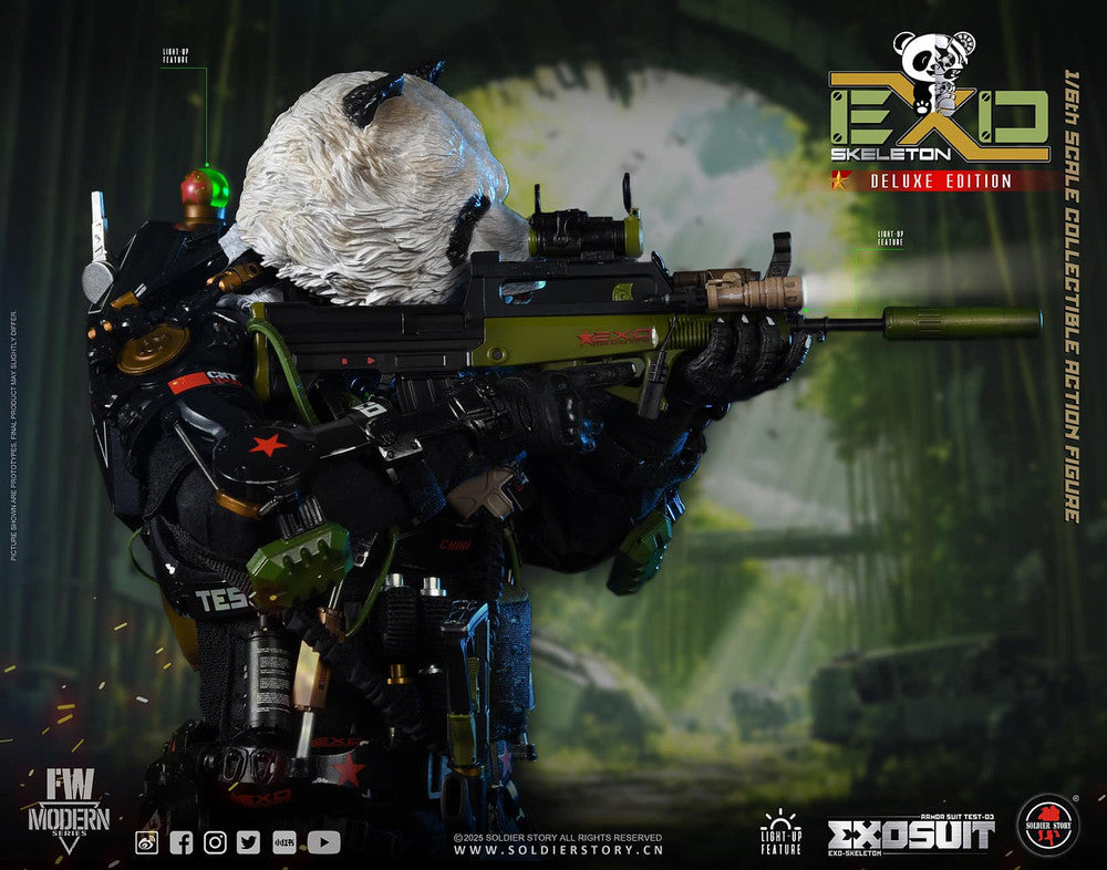 Preventa Figura EXO-Skeleton Armor Suit Test -03 “Panda Division” (Deluxe version) marca Soldier Story SS142 escala 1/6