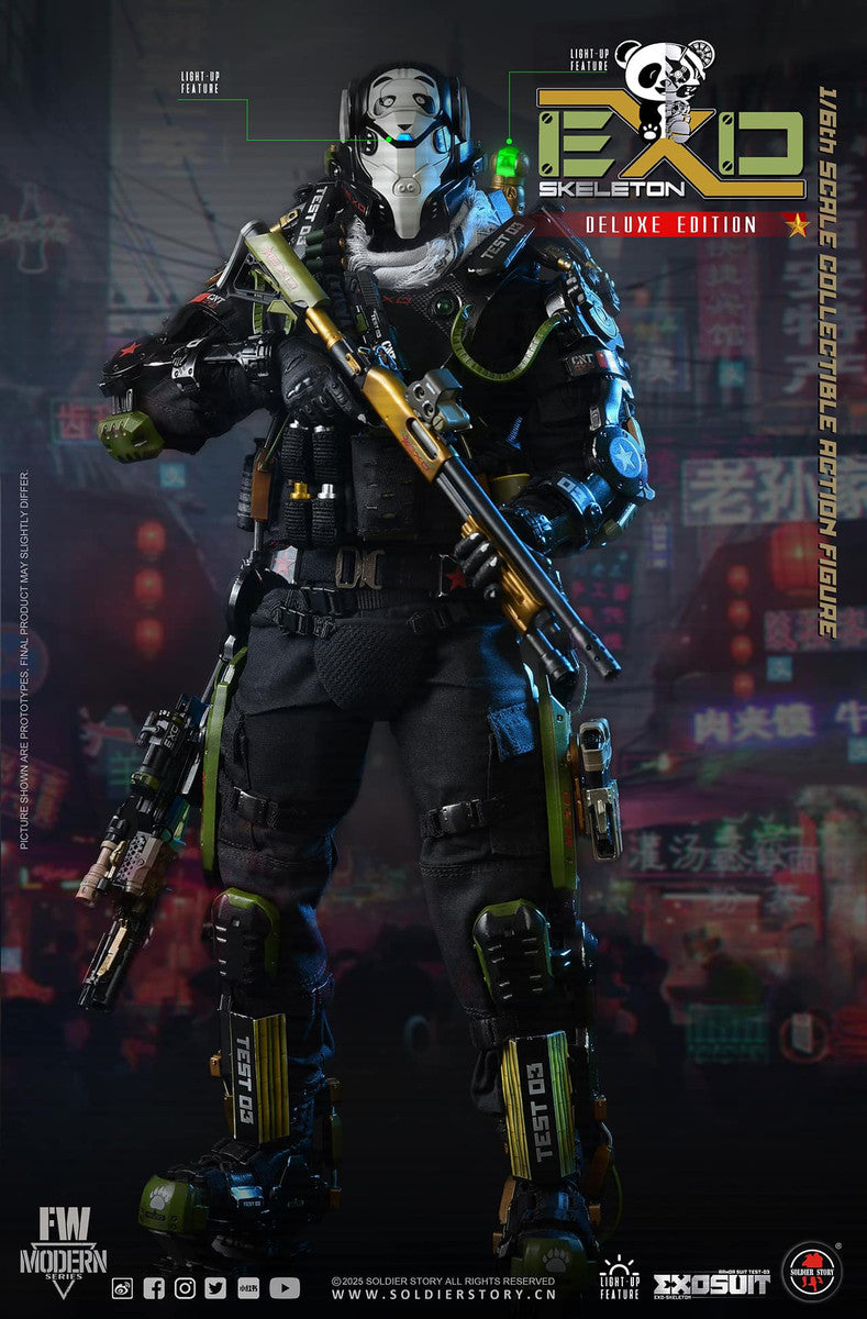 Preventa Figura EXO-Skeleton Armor Suit Test -03 “Panda Division” (Deluxe version) marca Soldier Story SS142 escala 1/6