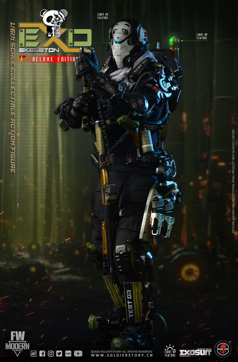 Preventa Figura EXO-Skeleton Armor Suit Test -03 “Panda Division” (Deluxe version) marca Soldier Story SS142 escala 1/6