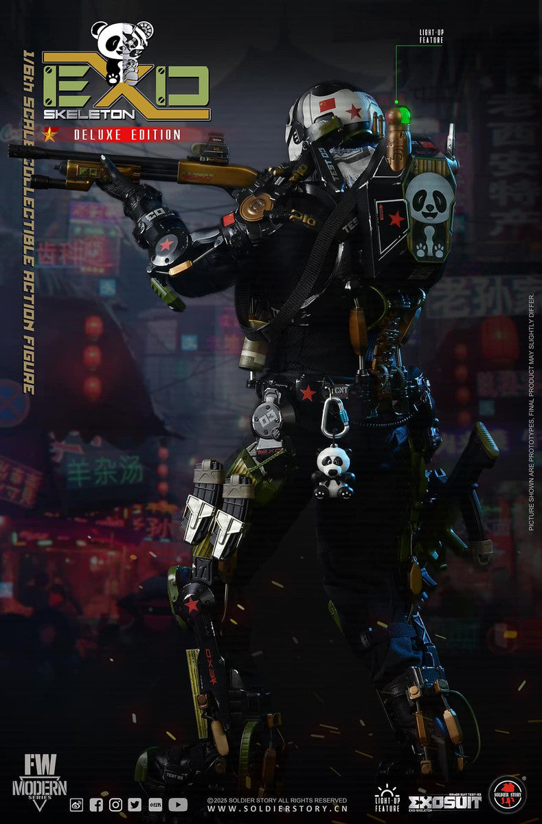 Preventa Figura EXO-Skeleton Armor Suit Test -03 “Panda Division” (Deluxe version) marca Soldier Story SS142 escala 1/6