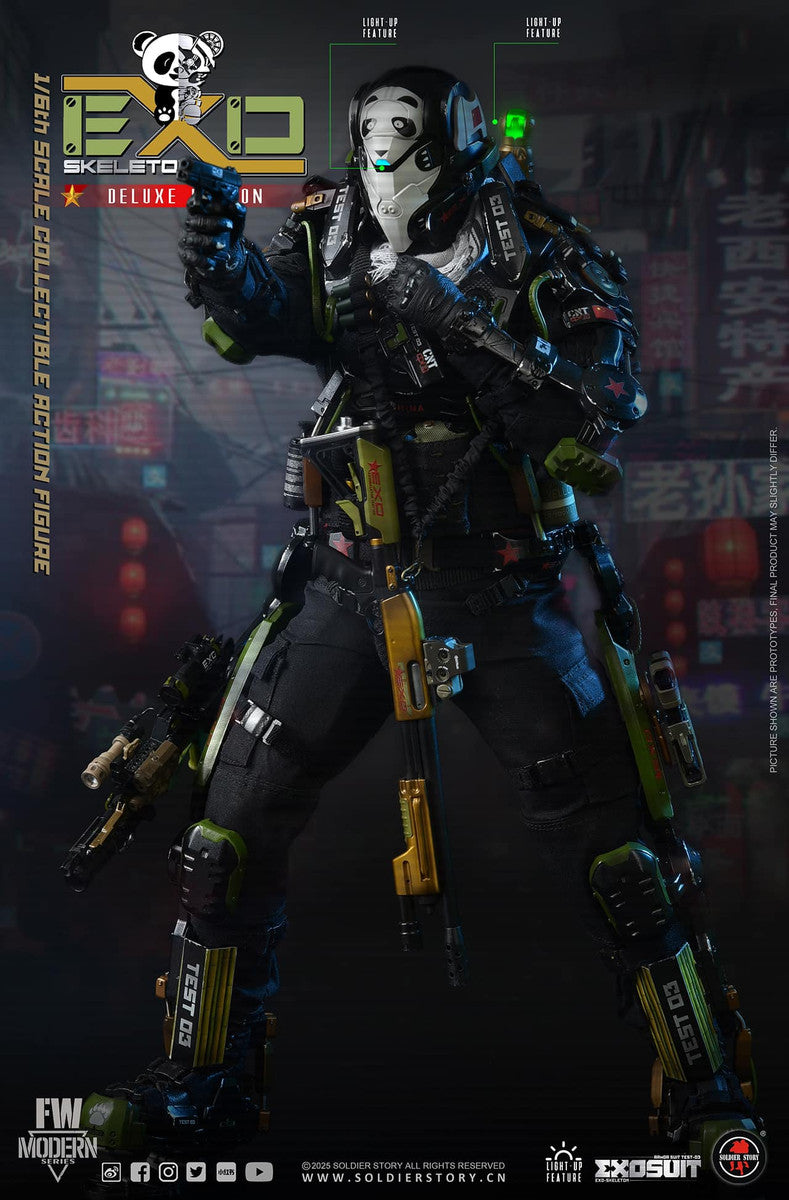 Preventa Figura EXO-Skeleton Armor Suit Test -03 “Panda Division” (Deluxe version) marca Soldier Story SS142 escala 1/6