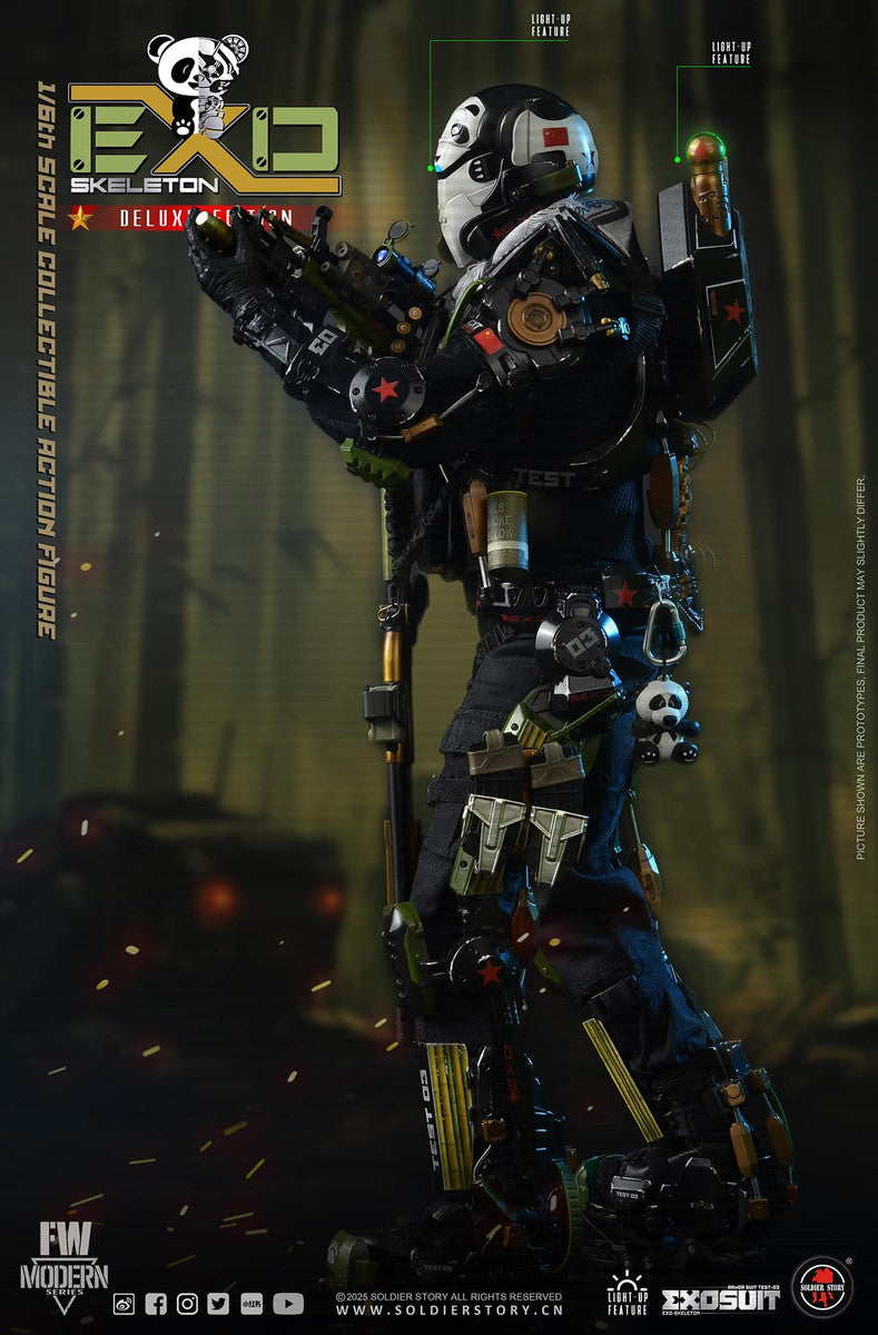Preventa Figura EXO-Skeleton Armor Suit Test -03 “Panda Division” (Deluxe version) marca Soldier Story SS142 escala 1/6