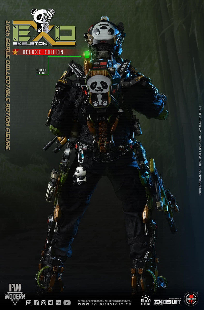 Preventa Figura EXO-Skeleton Armor Suit Test -03 “Panda Division” (Deluxe version) marca Soldier Story SS142 escala 1/6