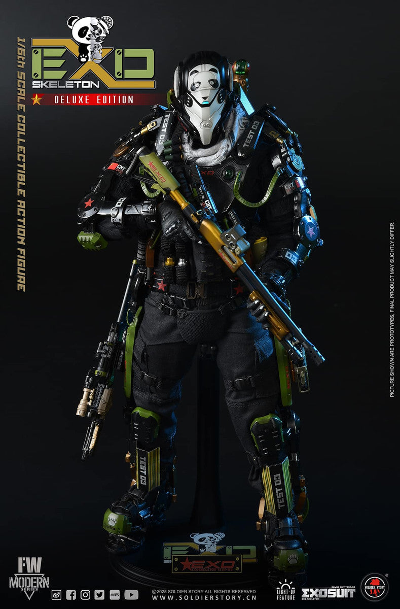 Preventa Figura EXO-Skeleton Armor Suit Test -03 “Panda Division” (Deluxe version) marca Soldier Story SS142 escala 1/6