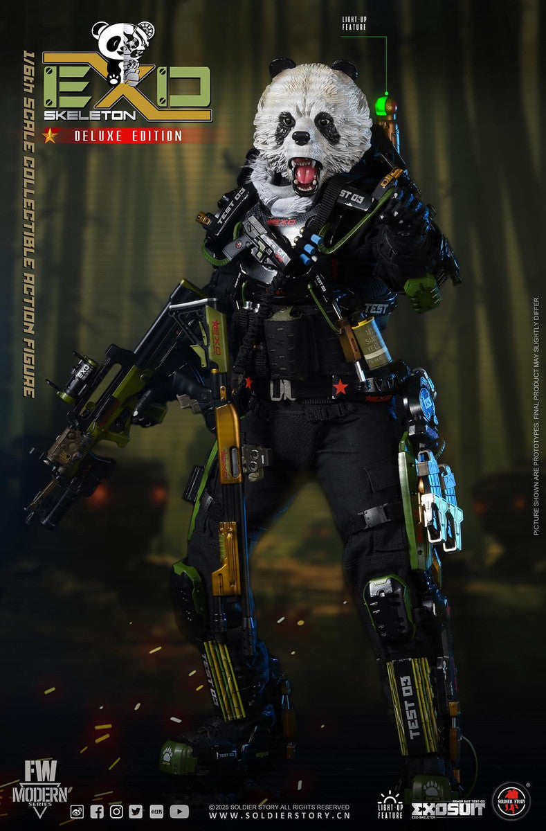 Preventa Figura EXO-Skeleton Armor Suit Test -03 “Panda Division” (Deluxe version) marca Soldier Story SS142 escala 1/6