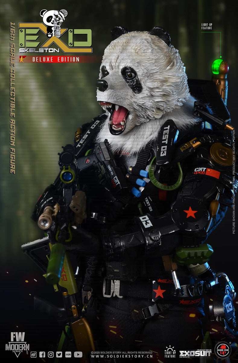 Preventa Figura EXO-Skeleton Armor Suit Test -03 “Panda Division” (Deluxe version) marca Soldier Story SS142 escala 1/6
