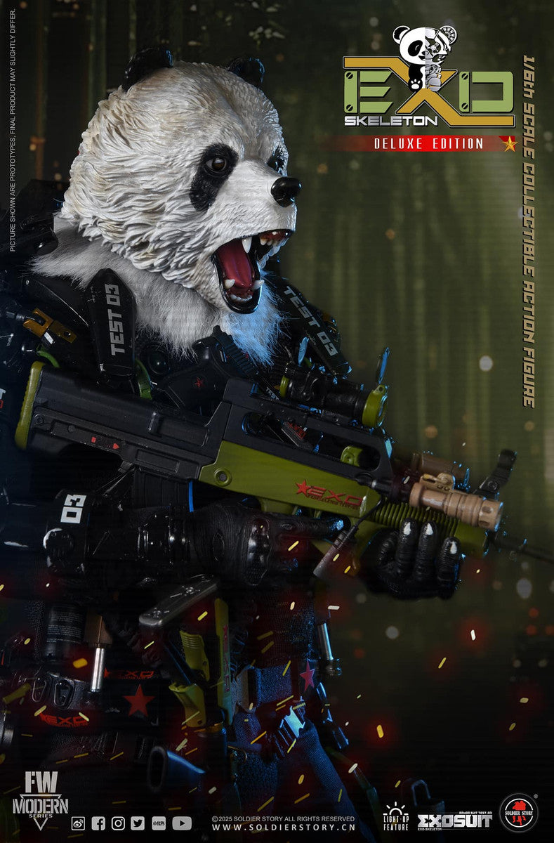 Preventa Figura EXO-Skeleton Armor Suit Test -03 “Panda Division” (Deluxe version) marca Soldier Story SS142 escala 1/6