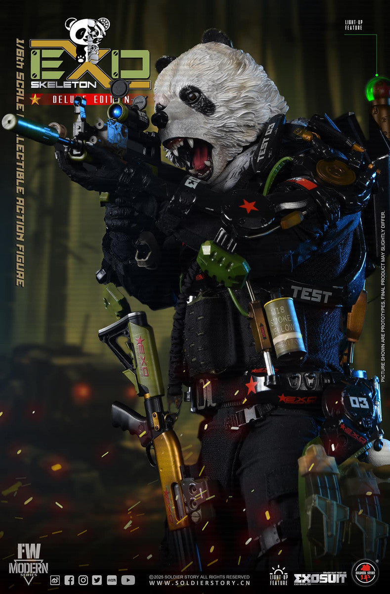 Preventa Figura EXO-Skeleton Armor Suit Test -03 “Panda Division” (Deluxe version) marca Soldier Story SS142 escala 1/6
