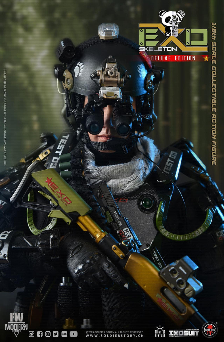 Preventa Figura EXO-Skeleton Armor Suit Test -03 “Panda Division” (Deluxe version) marca Soldier Story SS142 escala 1/6