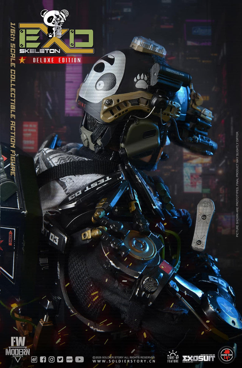Preventa Figura EXO-Skeleton Armor Suit Test -03 “Panda Division” (Deluxe version) marca Soldier Story SS142 escala 1/6