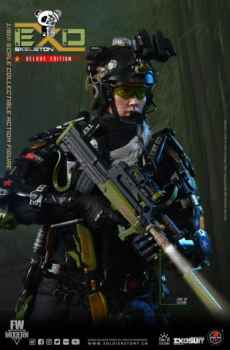 Preventa Figura EXO-Skeleton Armor Suit Test -03 “Panda Division” (Deluxe version) marca Soldier Story SS142 escala 1/6