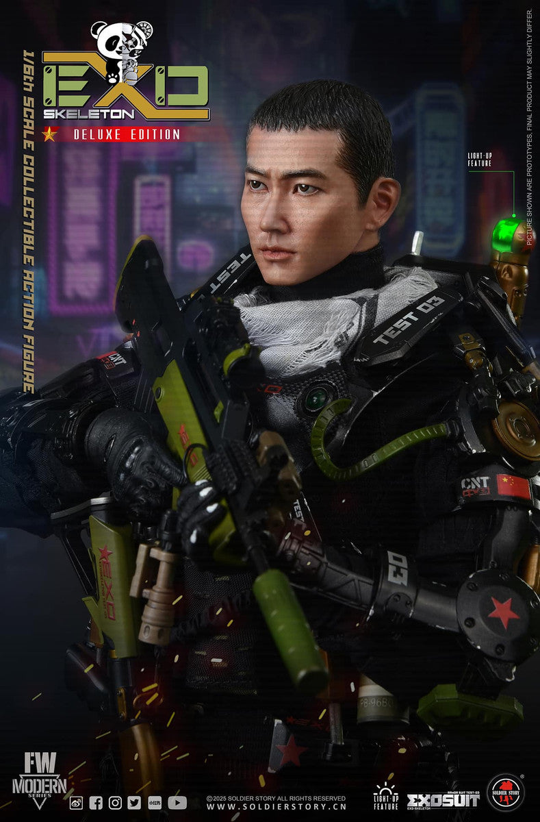 Preventa Figura EXO-Skeleton Armor Suit Test -03 “Panda Division” (Deluxe version) marca Soldier Story SS142 escala 1/6
