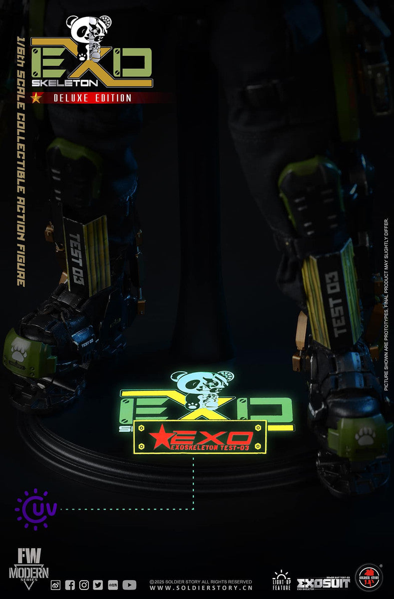 Preventa Figura EXO-Skeleton Armor Suit Test -03 “Panda Division” (Deluxe version) marca Soldier Story SS142 escala 1/6