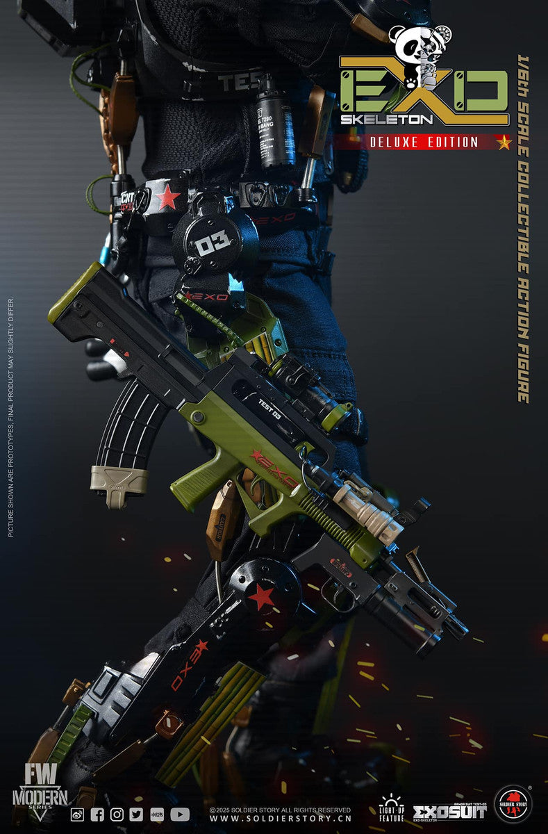 Preventa Figura EXO-Skeleton Armor Suit Test -03 “Panda Division” (Deluxe version) marca Soldier Story SS142 escala 1/6