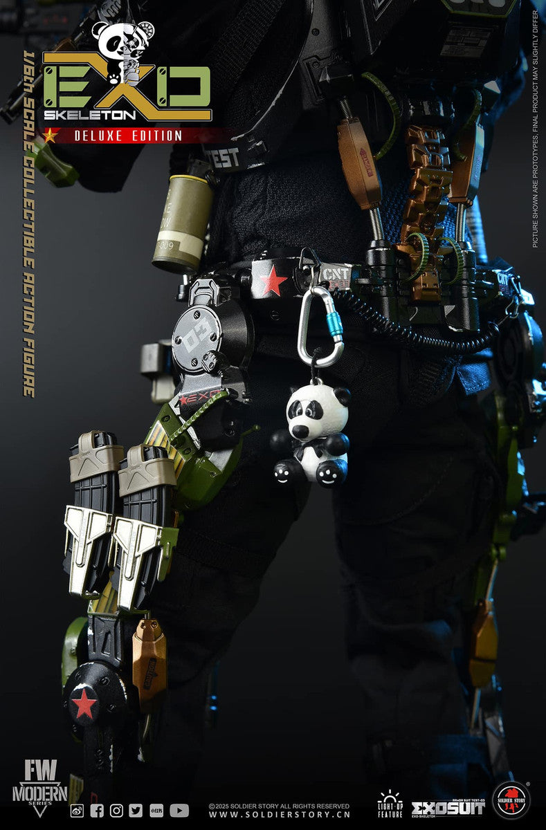 Preventa Figura EXO-Skeleton Armor Suit Test -03 “Panda Division” (Deluxe version) marca Soldier Story SS142 escala 1/6