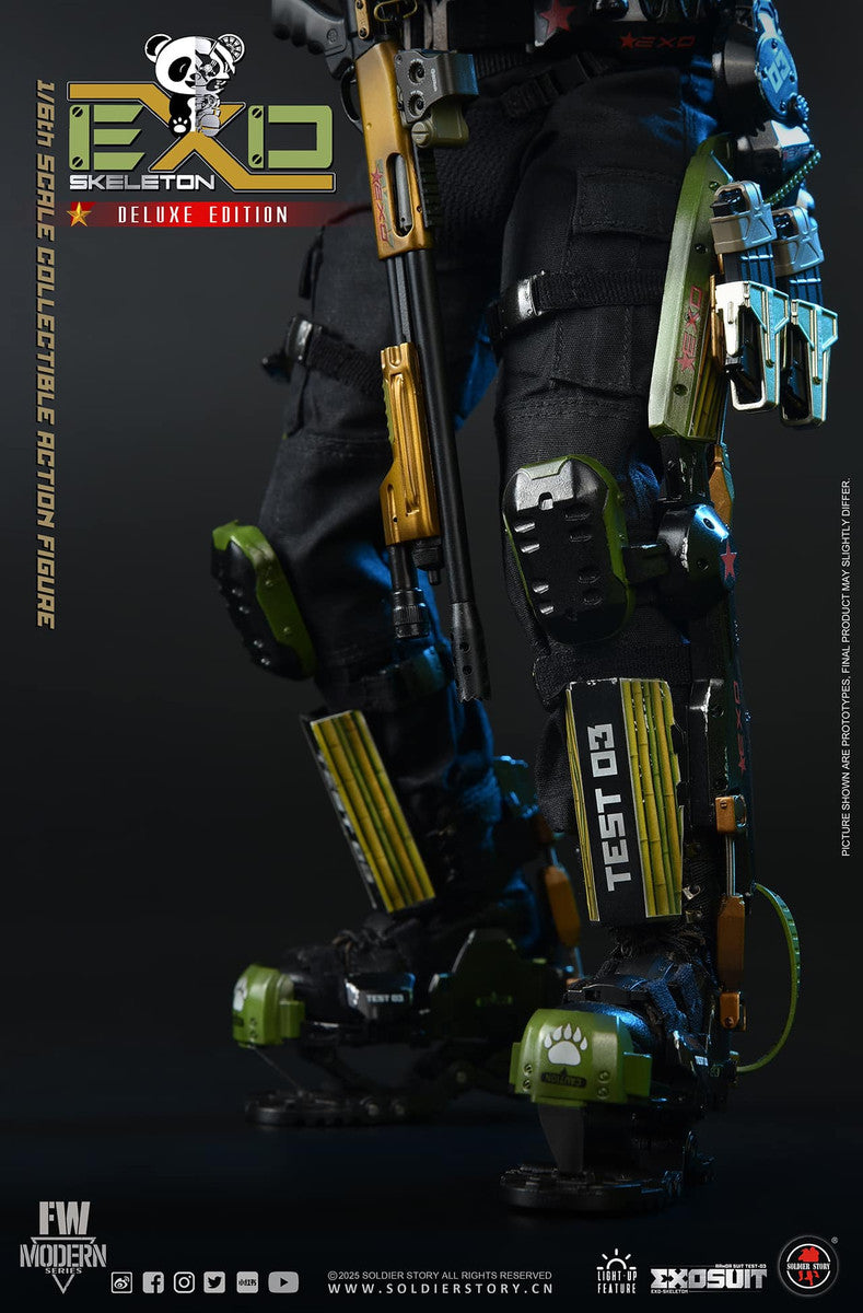 Preventa Figura EXO-Skeleton Armor Suit Test -03 “Panda Division” (Deluxe version) marca Soldier Story SS142 escala 1/6