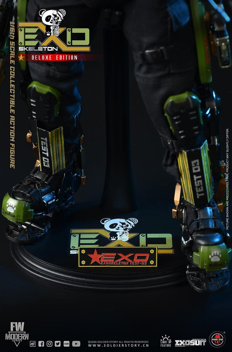 Preventa Figura EXO-Skeleton Armor Suit Test -03 “Panda Division” (Deluxe version) marca Soldier Story SS142 escala 1/6