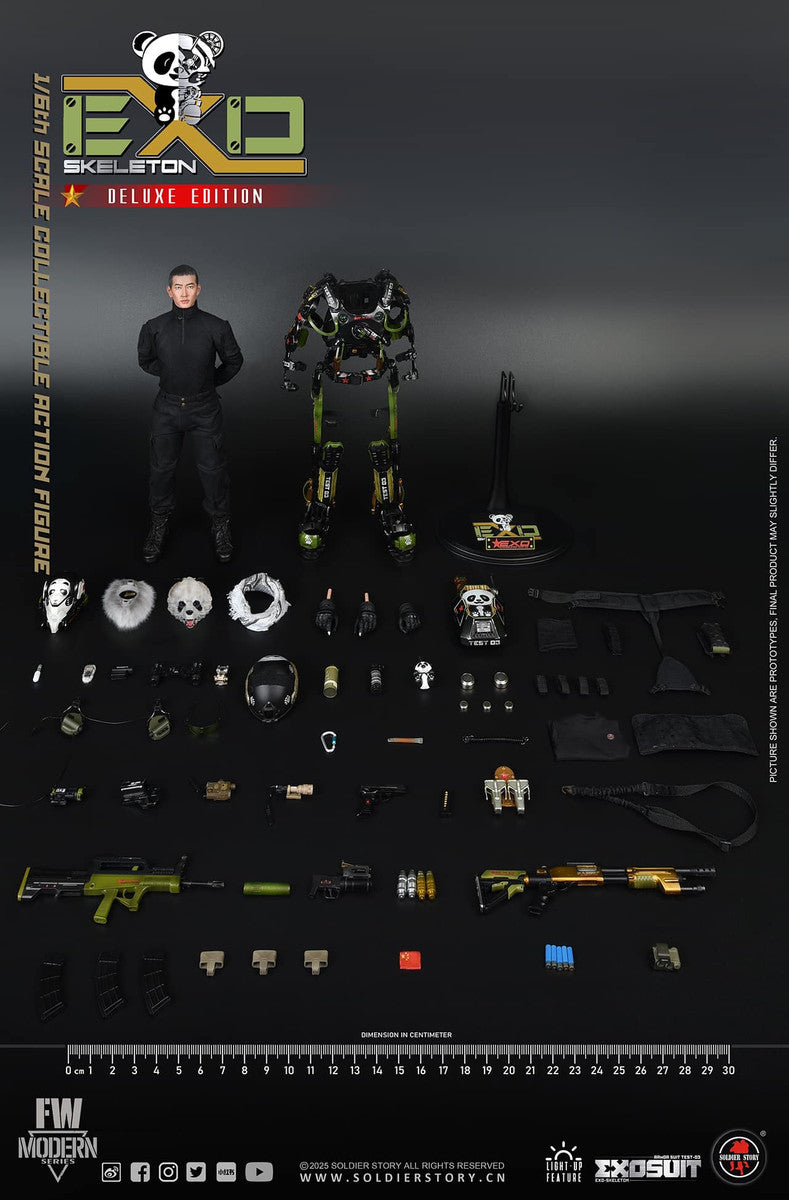 Preventa Figura EXO-Skeleton Armor Suit Test -03 “Panda Division” (Deluxe version) marca Soldier Story SS142 escala 1/6