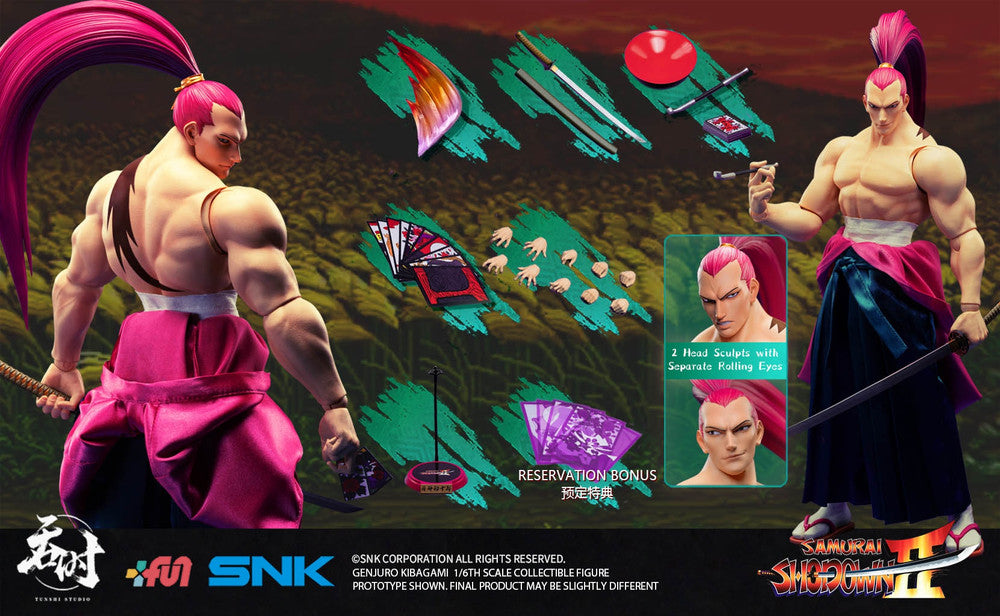 Preventa Figura GENJURO KIBAGAMI - Samurai Shodown II marca Tunshi Studio TS-017 escala 1/6