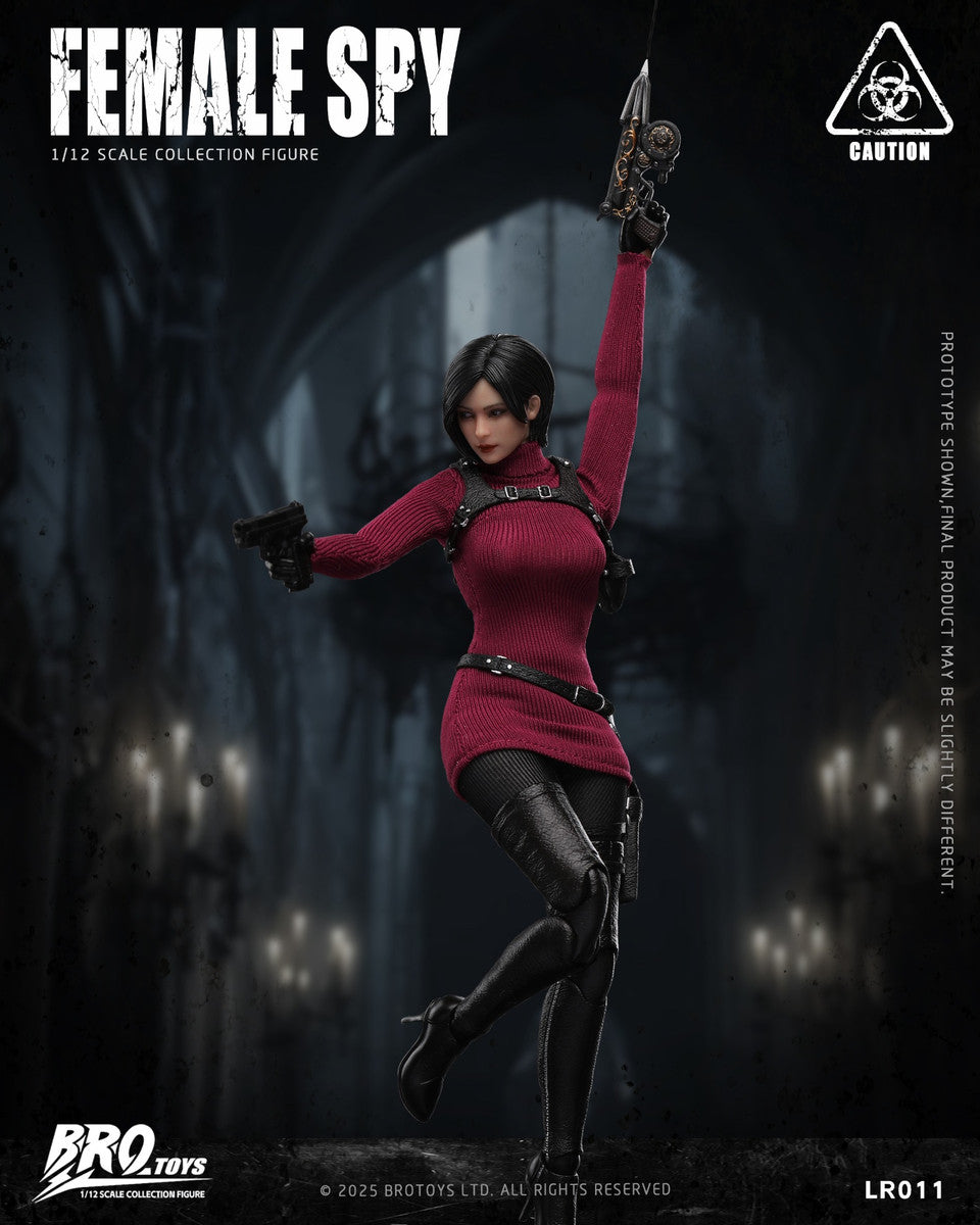 Preventa Figura Female Spy marca Brotoys LR011 escala pequeña 1/12