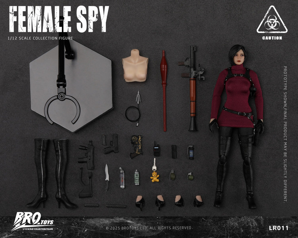 Preventa Figura Female Spy marca Brotoys LR011 escala pequeña 1/12