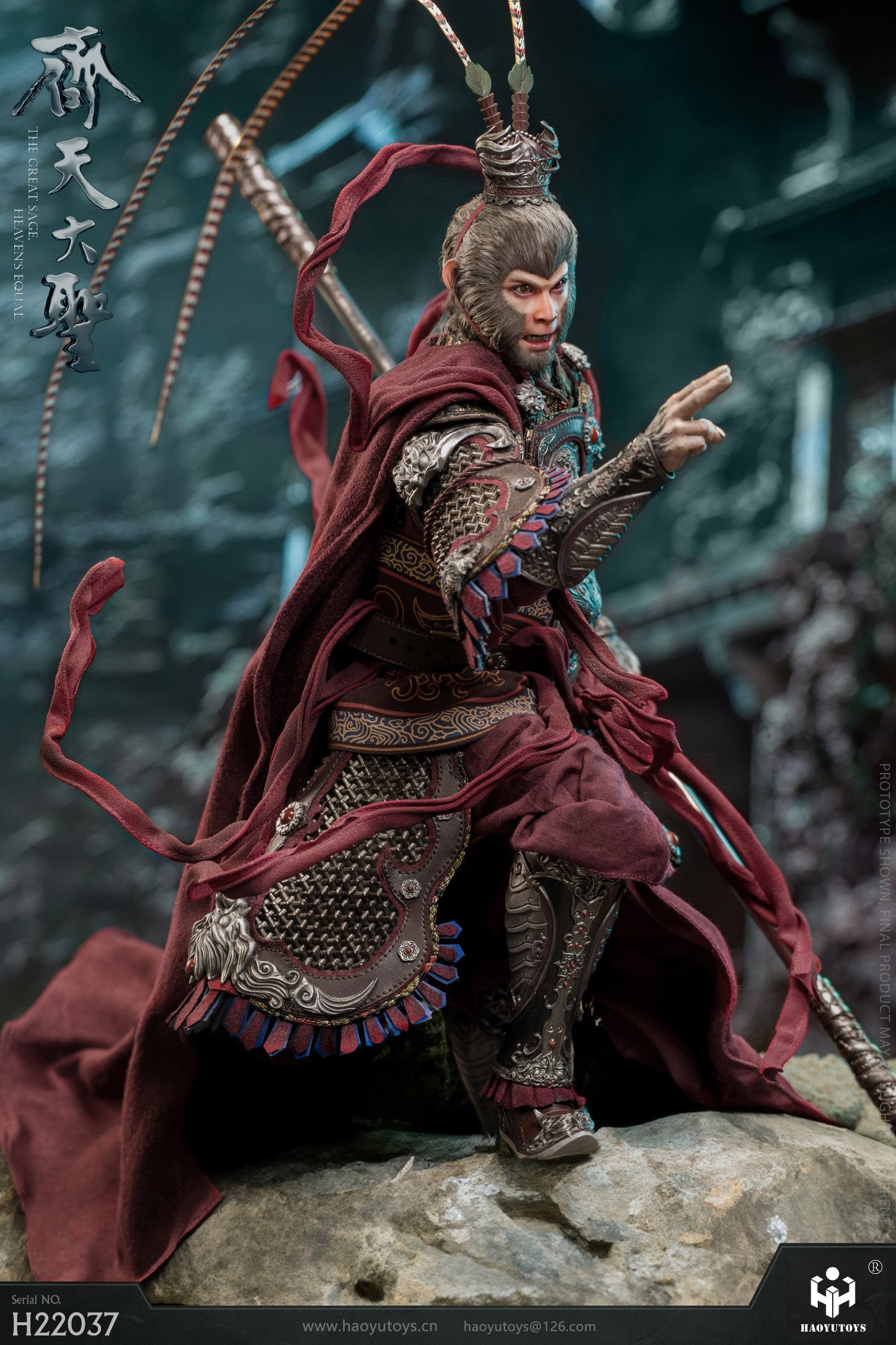 Preventa Figura Monkey King's Dark version (cobre) marca Haoyutoys H22037 escala 1/6