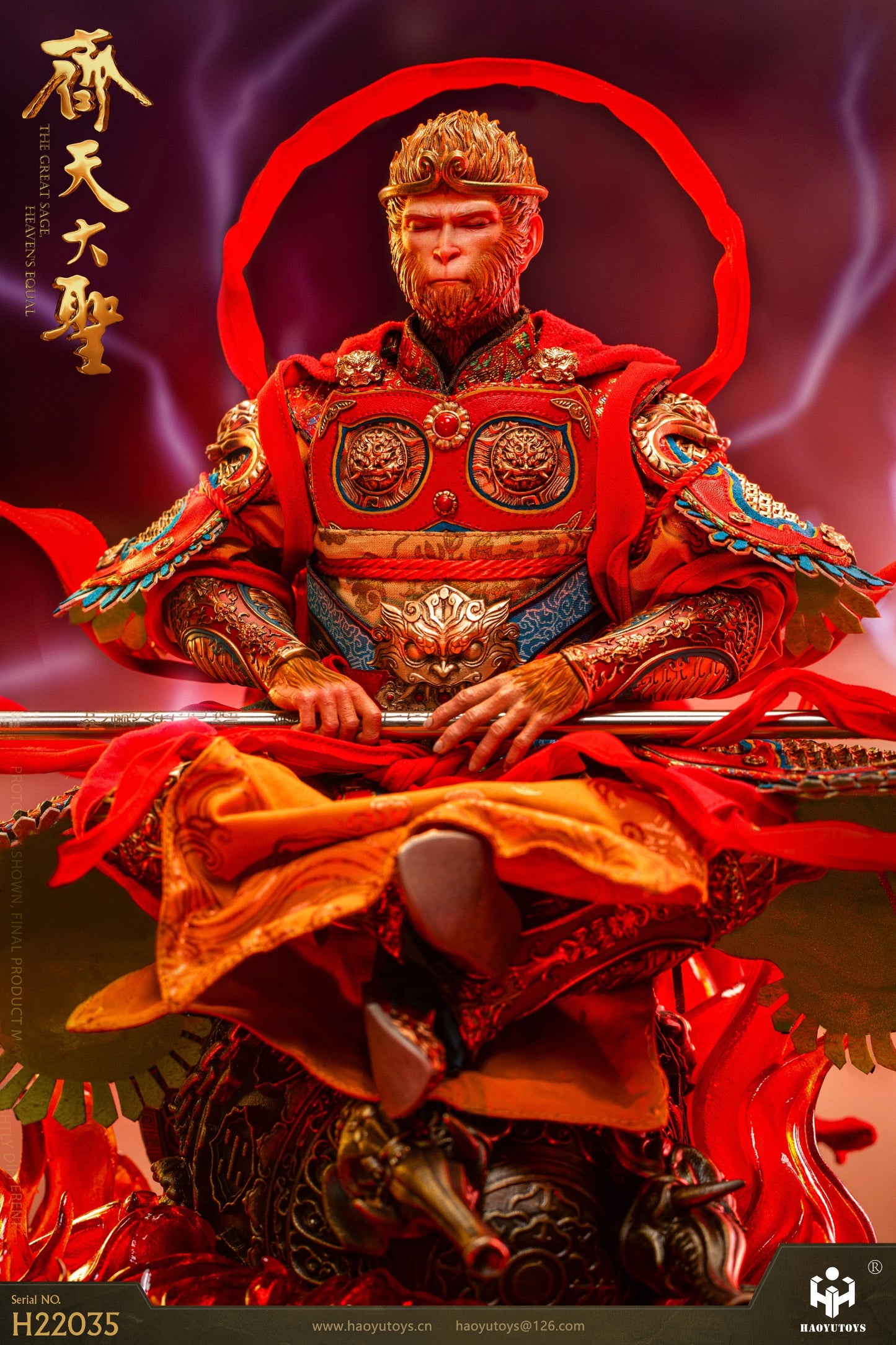 Preventa Figura Monkey King's Return version (cobre) marca Haoyutoys H22035 escala 1/6