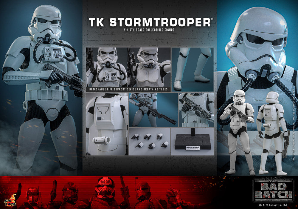 Preventa Figura TK Stormtrooper - Star Wars: The Bad Batch marca Hot Toys TMS175 escala 1/6