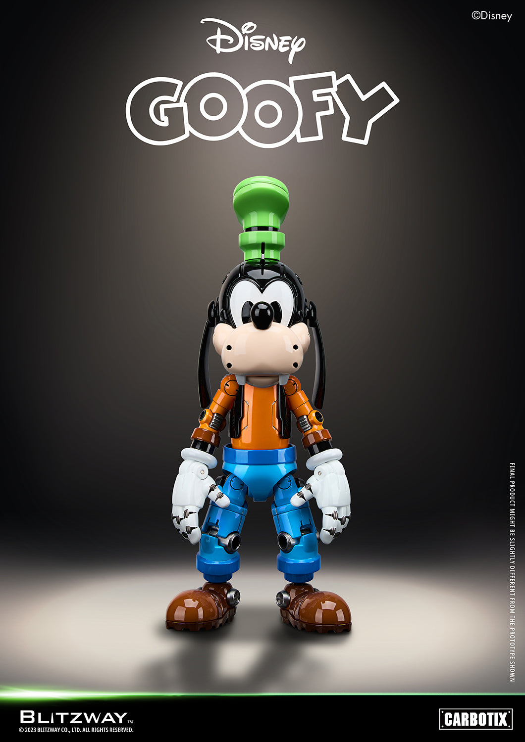 Pedido Figura Goofy (DIECAST) - Disney Carbotix Series marca Blitzway BW-CA-10504 (20.7 cm)
